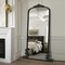 Arched Full Length Mirror Vintage Carved Mirror Iron Frame Wall Mirror